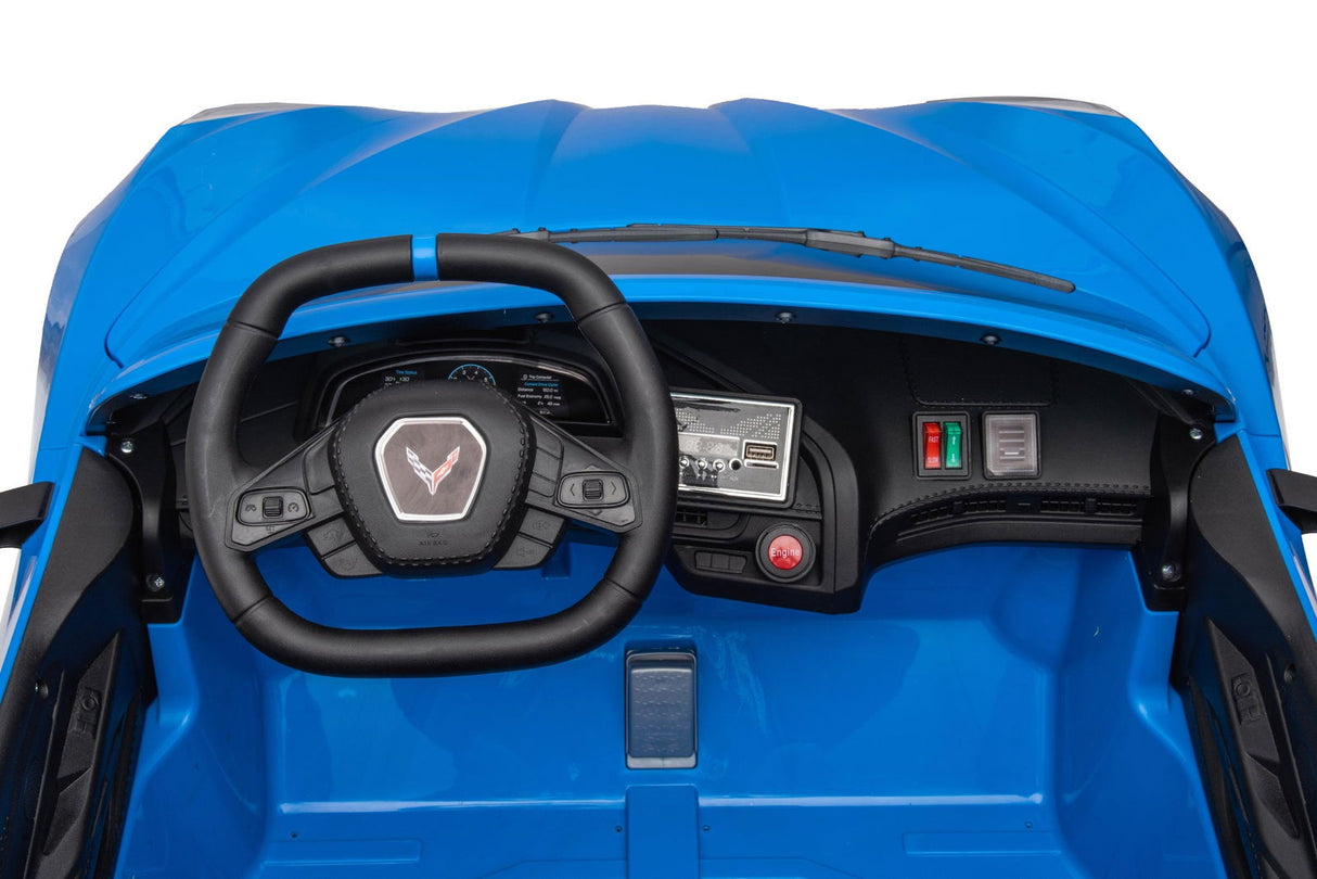 24V Chevrolet Corvette C8 2-Seater Ride On Car for Kids – Luxury & Power by Ride On Kids