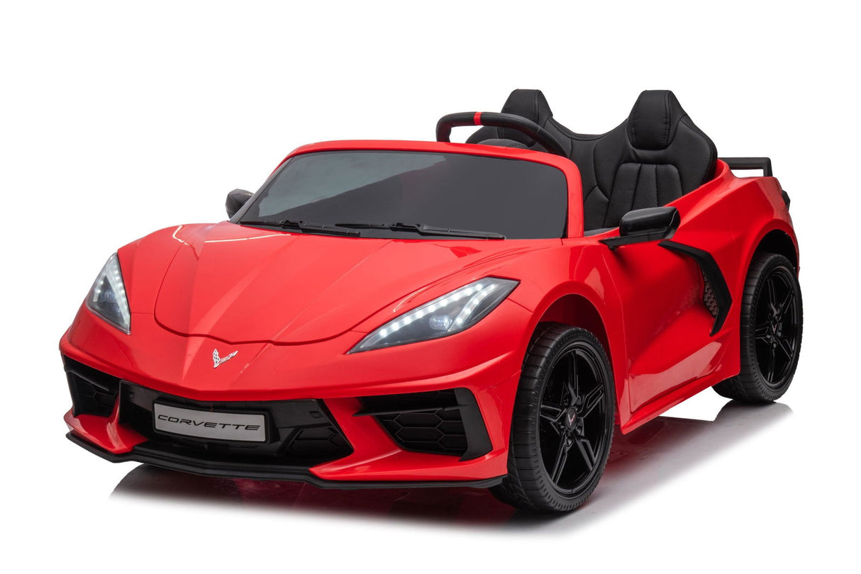 24V Chevrolet Corvette C8 2-Seater Ride On Car for Kids – Luxury & Power by Ride On Kids
