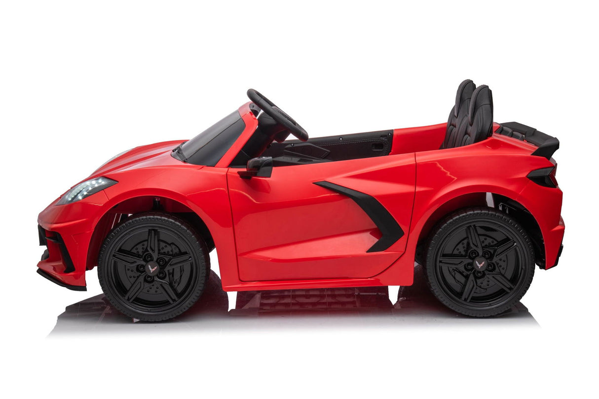 24V Chevrolet Corvette C8 2-Seater Ride On Car for Kids – Luxury & Power by Ride On Kids