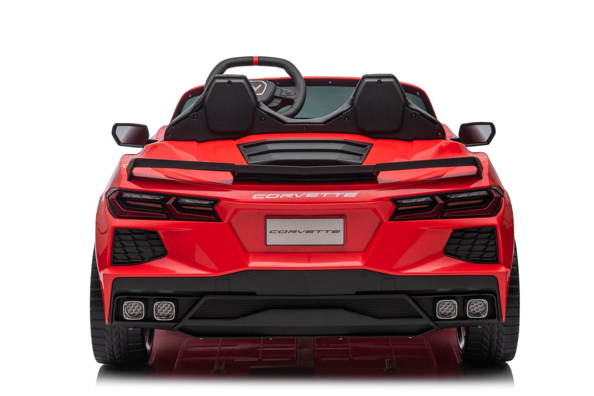 24V Chevrolet Corvette C8 2-Seater Ride On Car for Kids – Luxury & Power by Ride On Kids