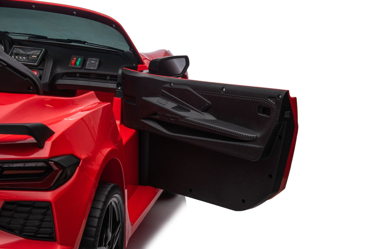 24V Chevrolet Corvette C8 2-Seater Ride On Car for Kids – Luxury & Power by Ride On Kids