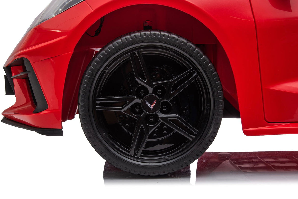 24V Chevrolet Corvette C8 2-Seater Ride On Car for Kids – Luxury & Power by Ride On Kids