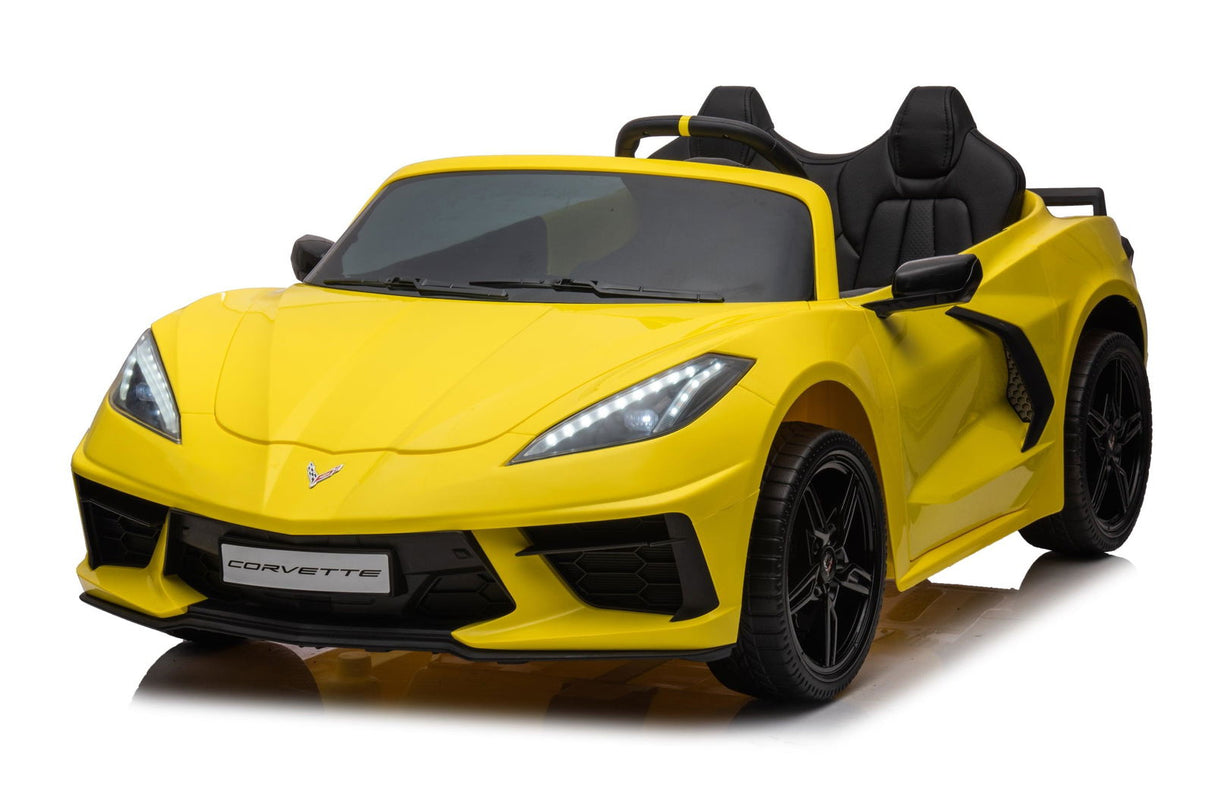 24V Chevrolet Corvette C8 2-Seater Ride On Car for Kids – Luxury & Power by Ride On Kids