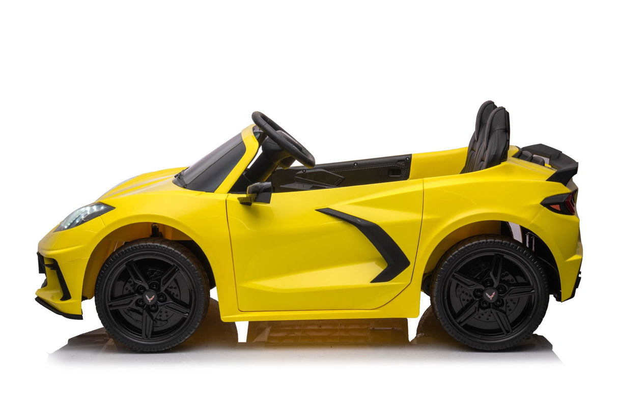 24V Chevrolet Corvette C8 2-Seater Ride On Car for Kids – Luxury & Power by Ride On Kids