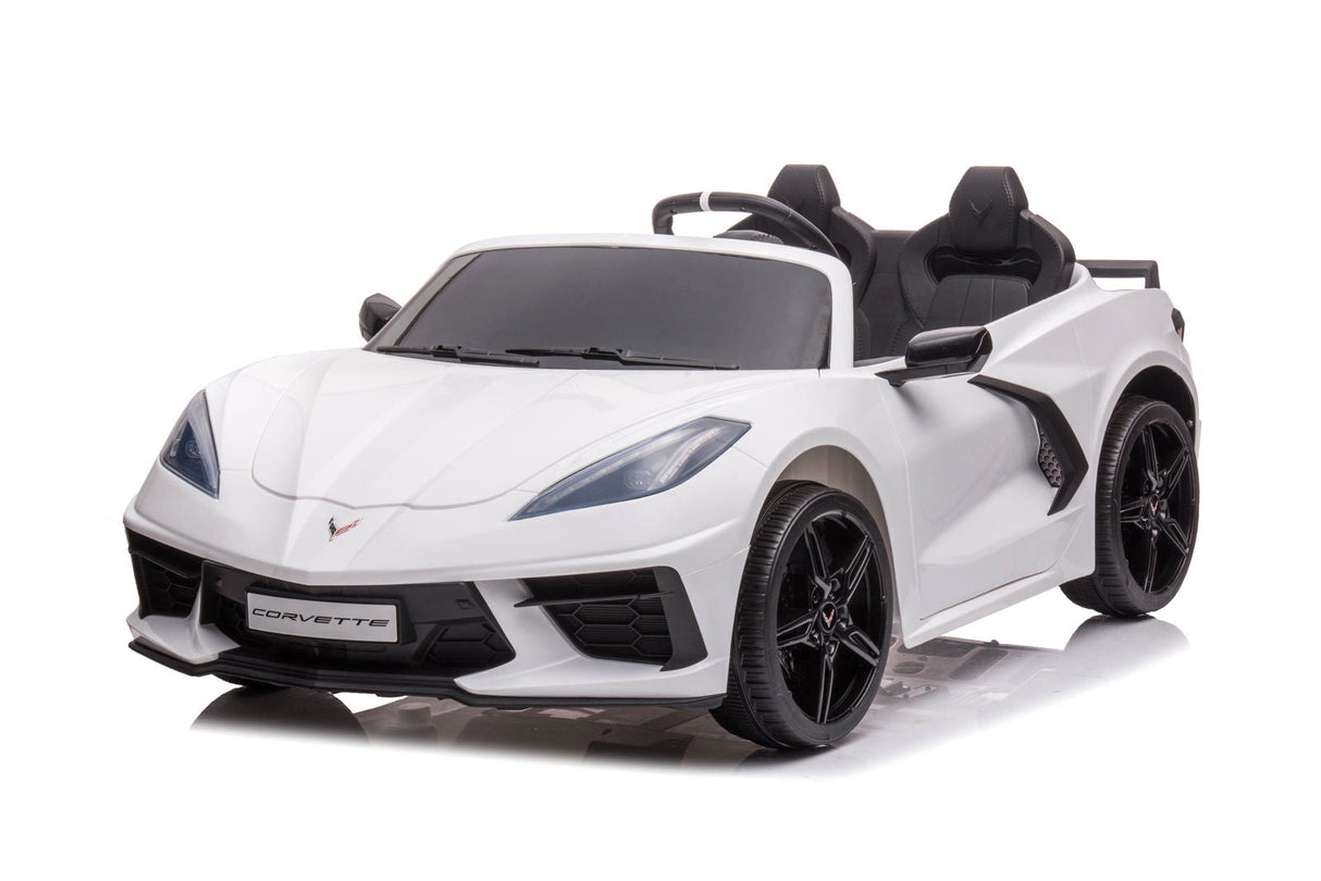 24V Chevrolet Corvette C8 2-Seater Ride On Car for Kids – Luxury & Power by Ride On Kids