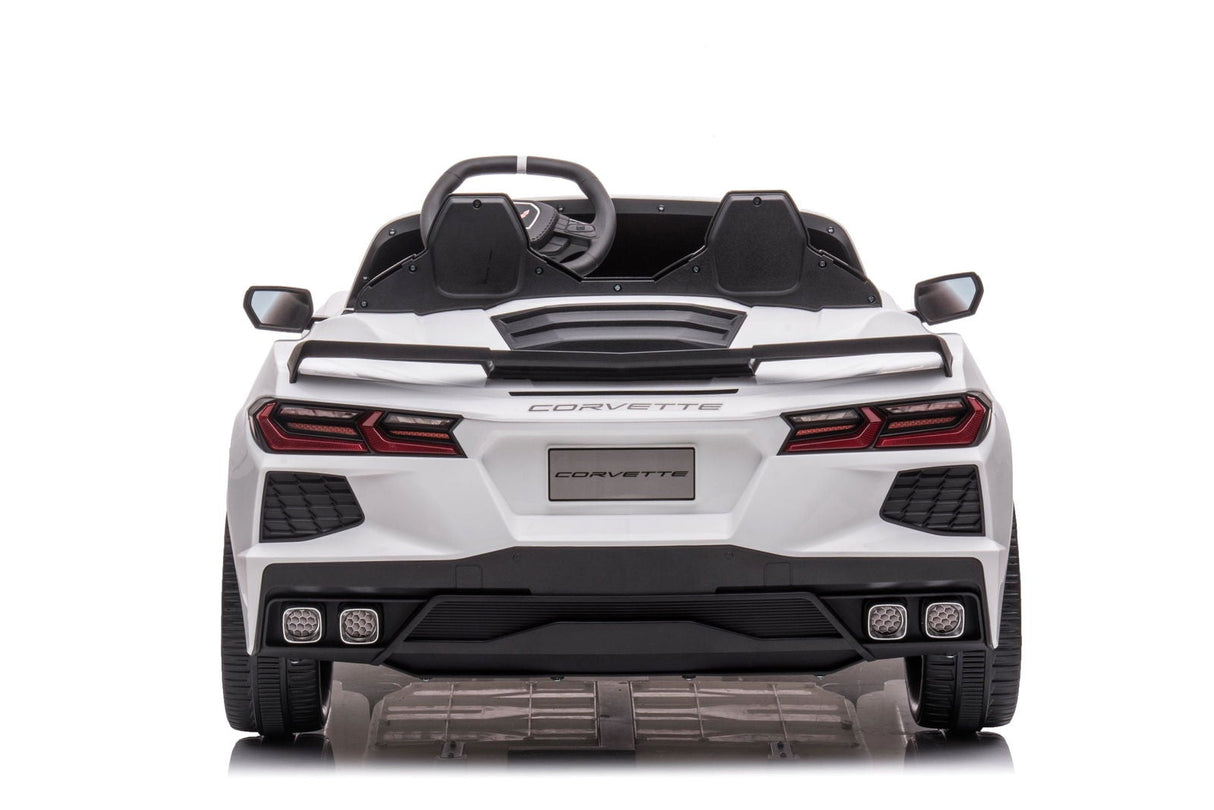24V Chevrolet Corvette C8 2-Seater Ride On Car for Kids – Luxury & Power by Ride On Kids