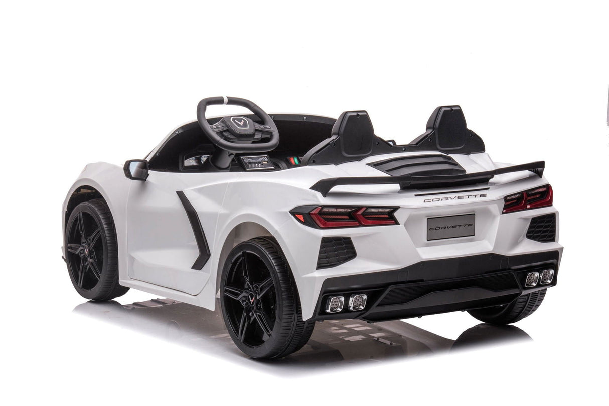 24V Chevrolet Corvette C8 2-Seater Ride On Car for Kids – Luxury & Power by Ride On Kids