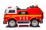 24V Fire Truck 2-Seater Ride On Car for Kids – Ultimate Rescue Adventure by Ride On Kids