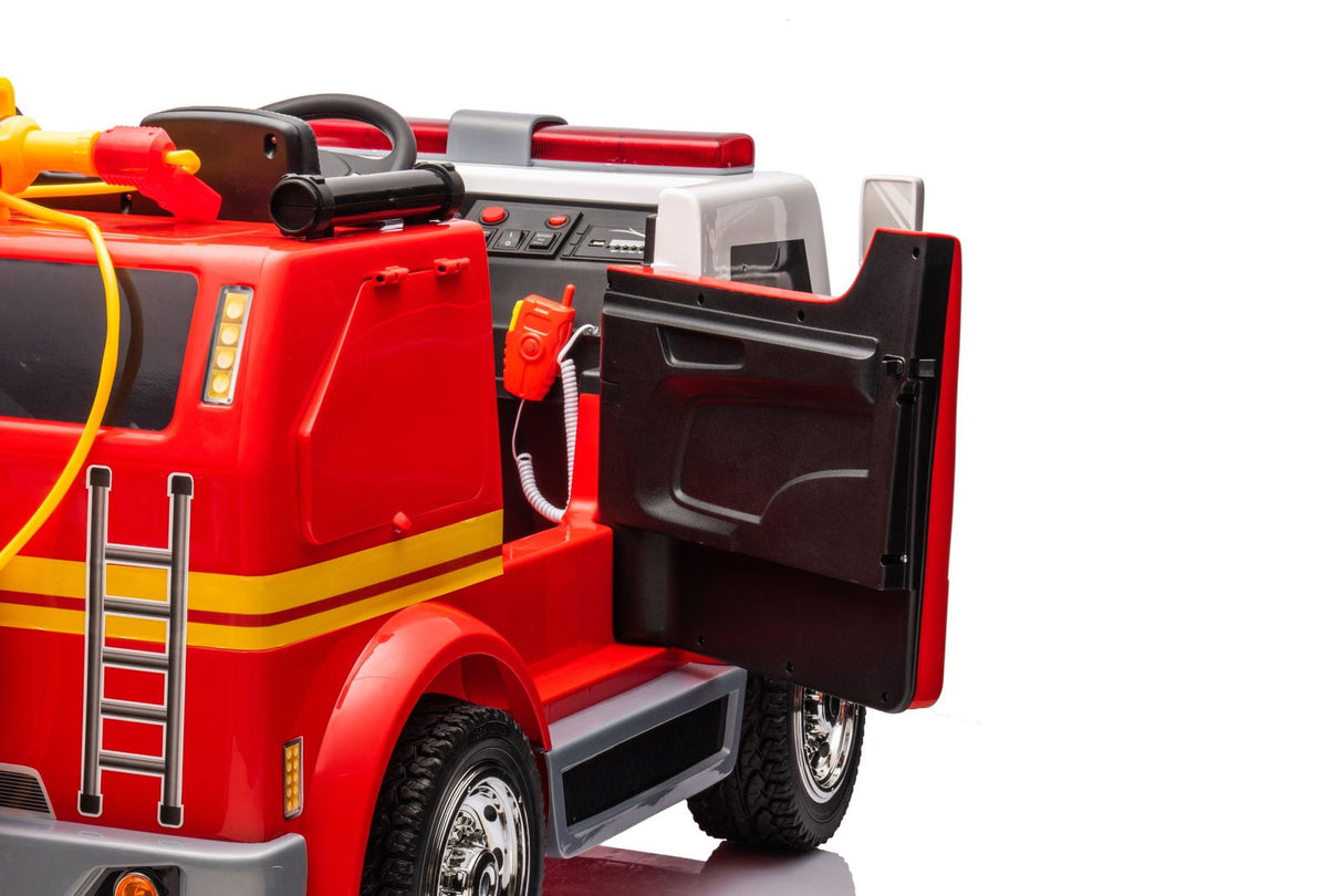 24V Fire Truck 2-Seater Ride On Car for Kids – Ultimate Rescue Adventure by Ride On Kids