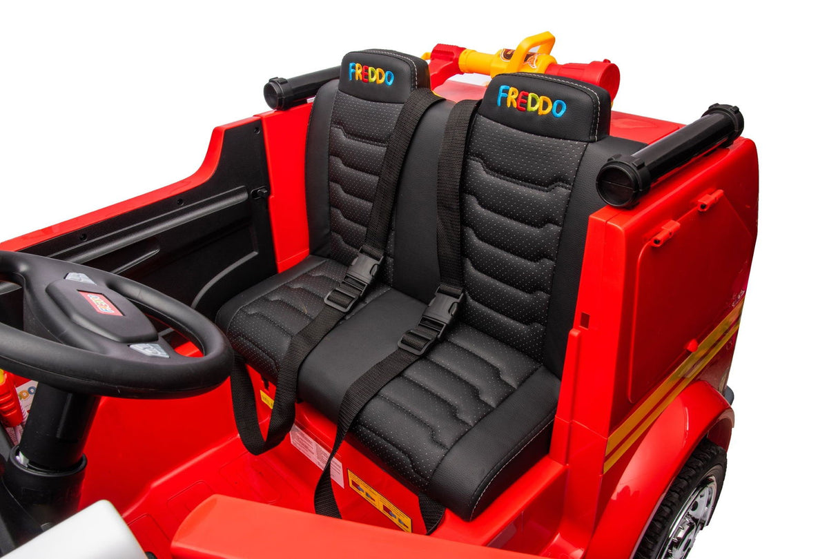 24V Fire Truck 2-Seater Ride On Car for Kids – Ultimate Rescue Adventure by Ride On Kids