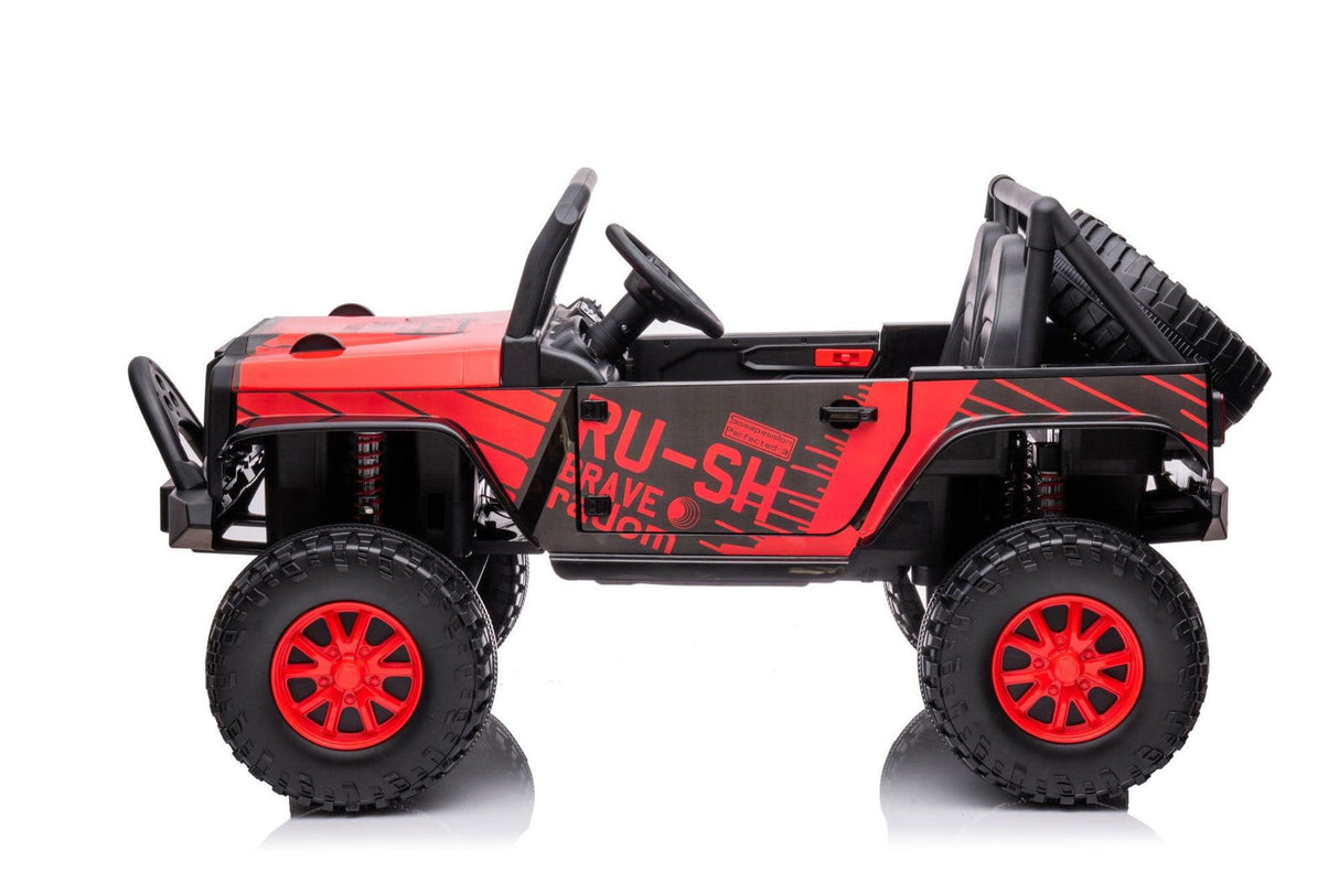 24V Jeep Raider 2-Seater All-Terrain Ride On Car for Kids – Rugged Power & Adventure by Ride On Kids