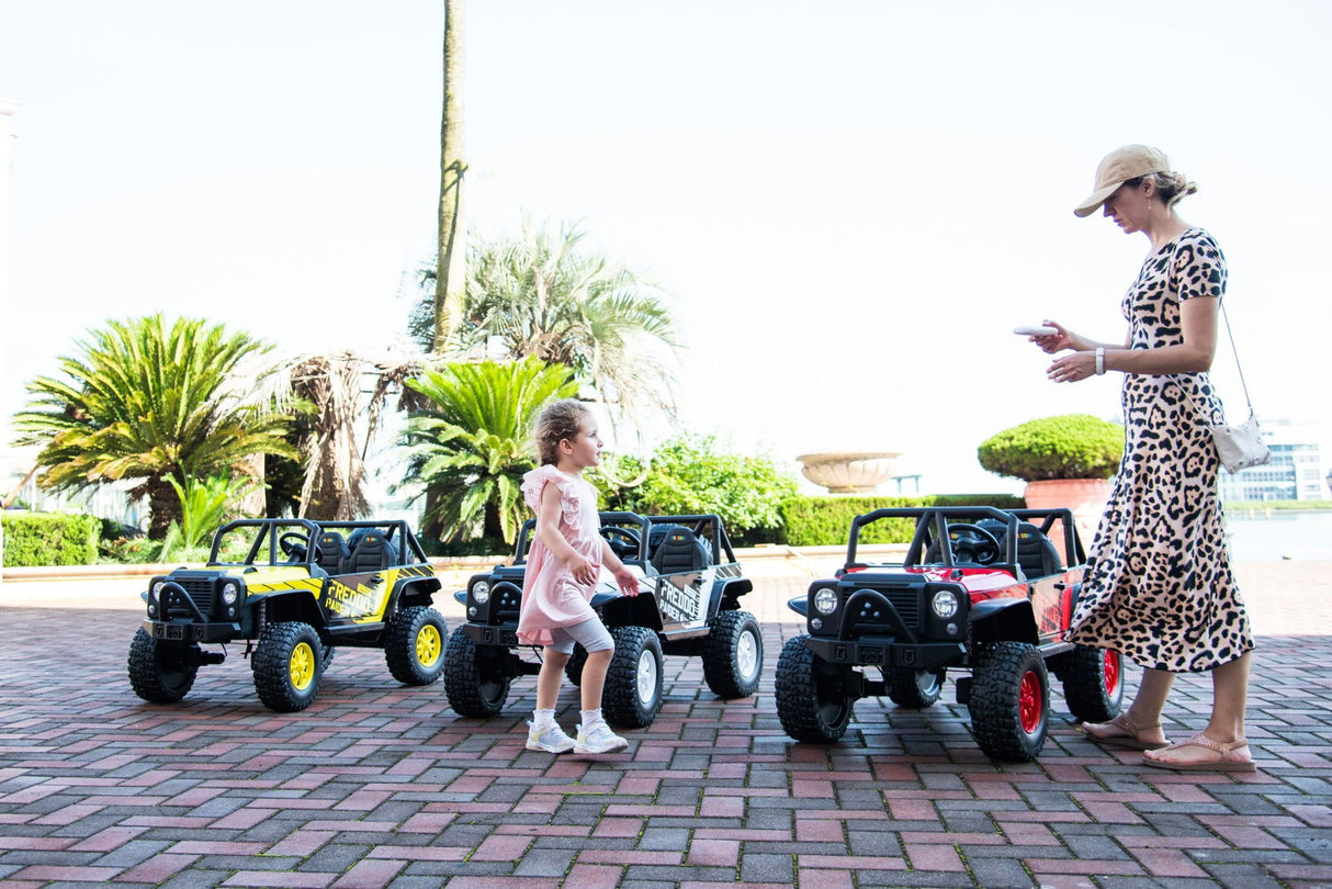 24V Jeep Raider 2-Seater All-Terrain Ride On Car for Kids – Rugged Power & Adventure by Ride On Kids