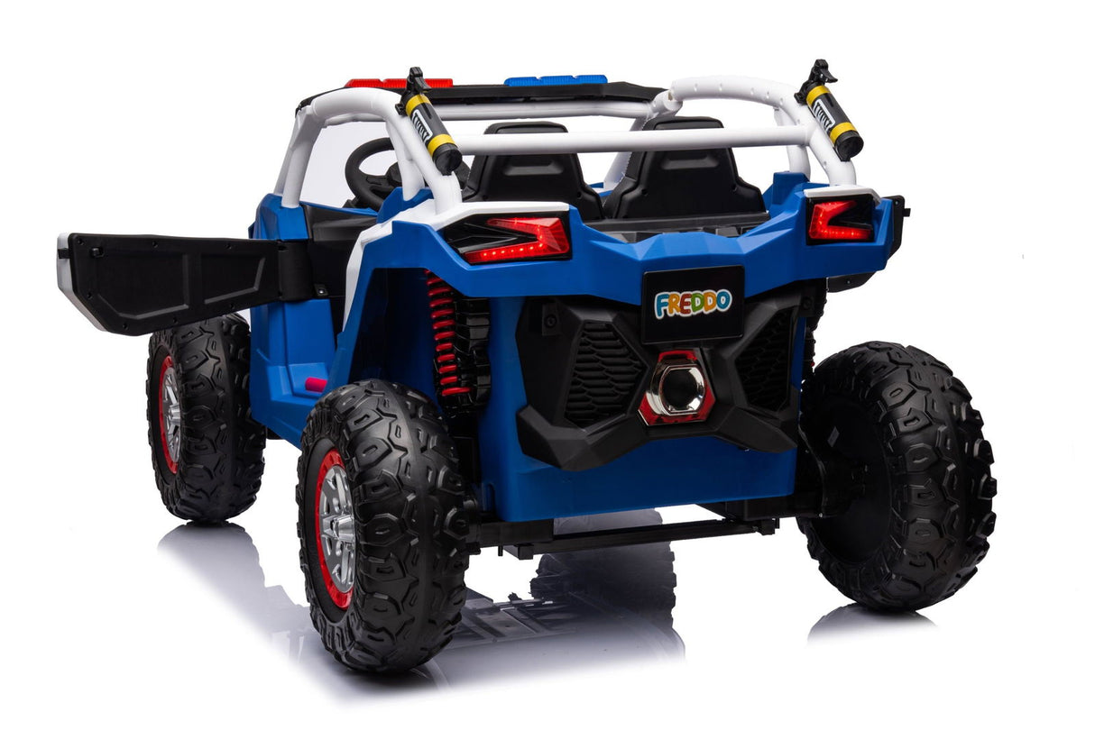 24V Storm Police UTV 2-Seater Ride-On for Kids – Lights, Sirens & Adventure by Ride On Kids