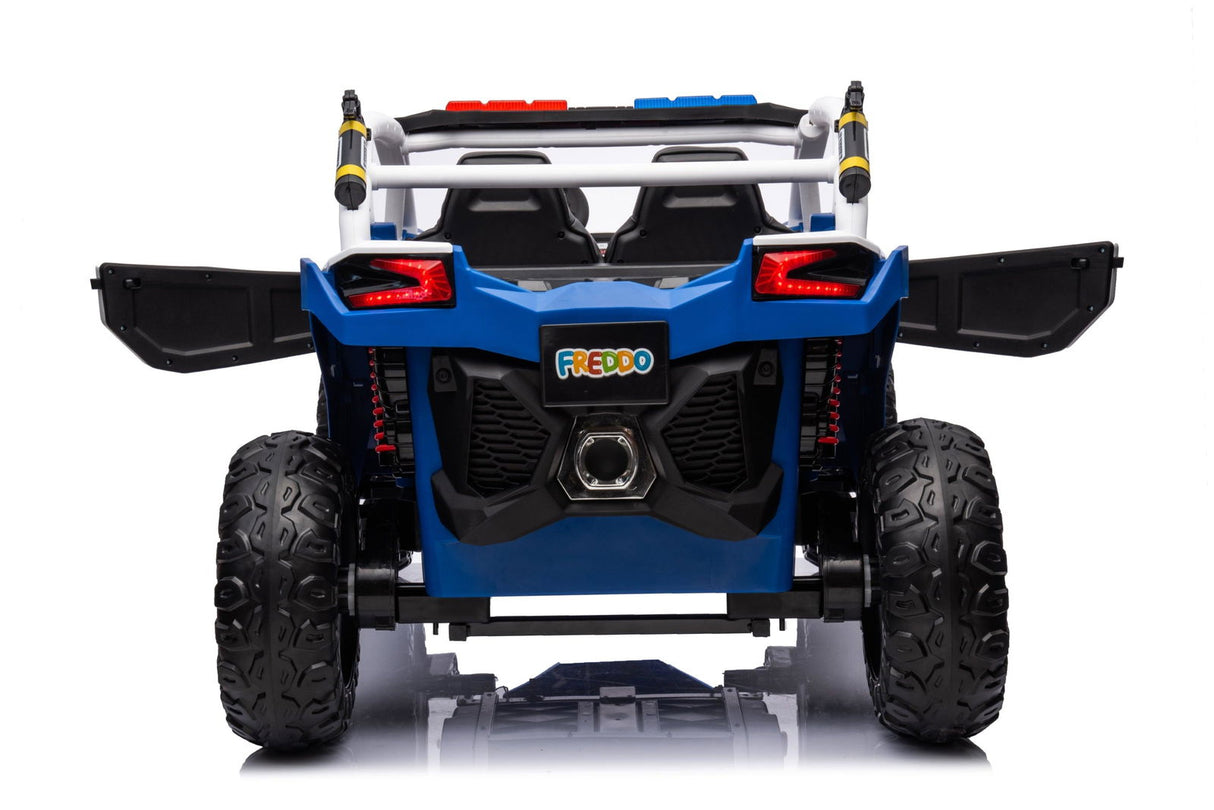 24V Storm Police UTV 2-Seater Ride-On for Kids – Lights, Sirens & Adventure by Ride On Kids