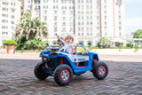 24V Storm Police UTV 2-Seater Ride-On for Kids – Lights, Sirens & Adventure by Ride On Kids