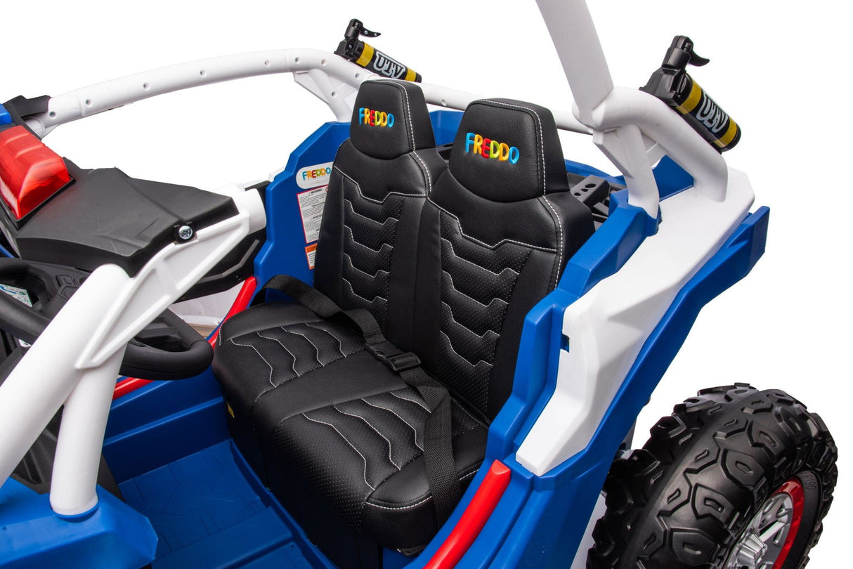 24V Storm Police UTV 2-Seater Ride-On for Kids – Lights, Sirens & Adventure by Ride On Kids