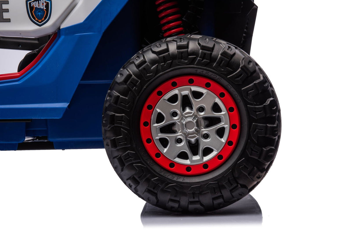 24V Storm Police UTV 2-Seater Ride-On for Kids – Lights, Sirens & Adventure by Ride On Kids