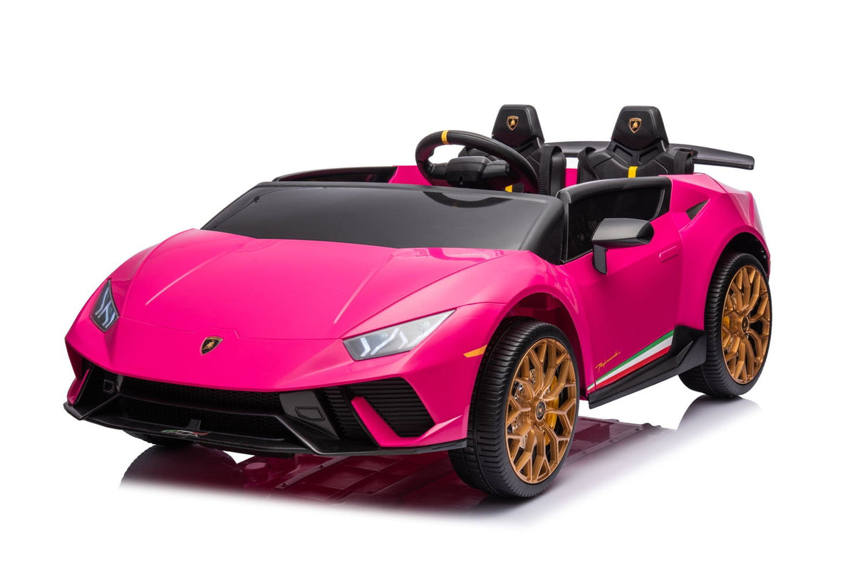 24V Lamborghini Huracan 2-Seater Electric Ride-On for Kids – Realistic Luxury Car with Remote Control | Ride On Kids