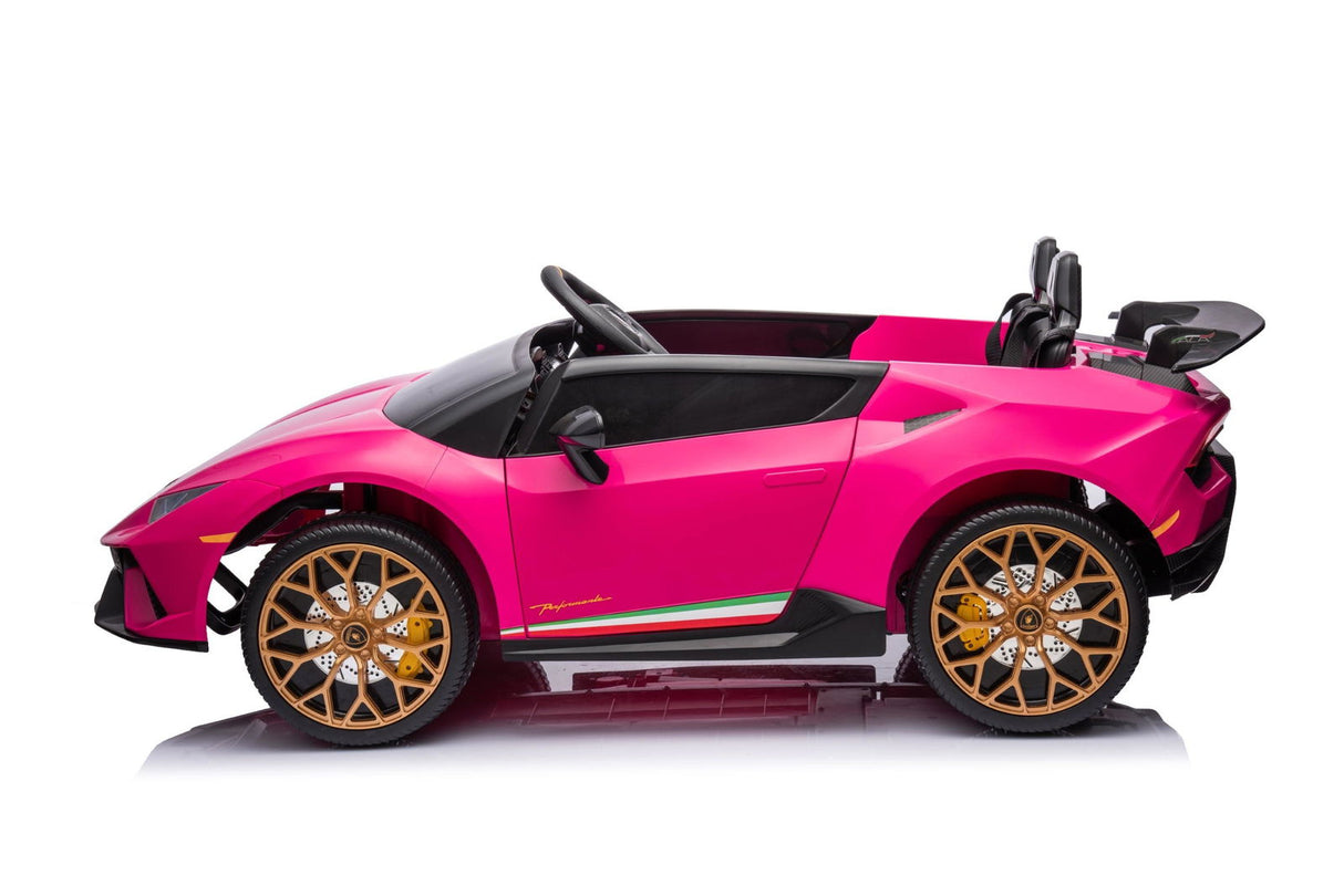 24V Lamborghini Huracan 2-Seater Electric Ride-On for Kids – Realistic Luxury Car with Remote Control | Ride On Kids