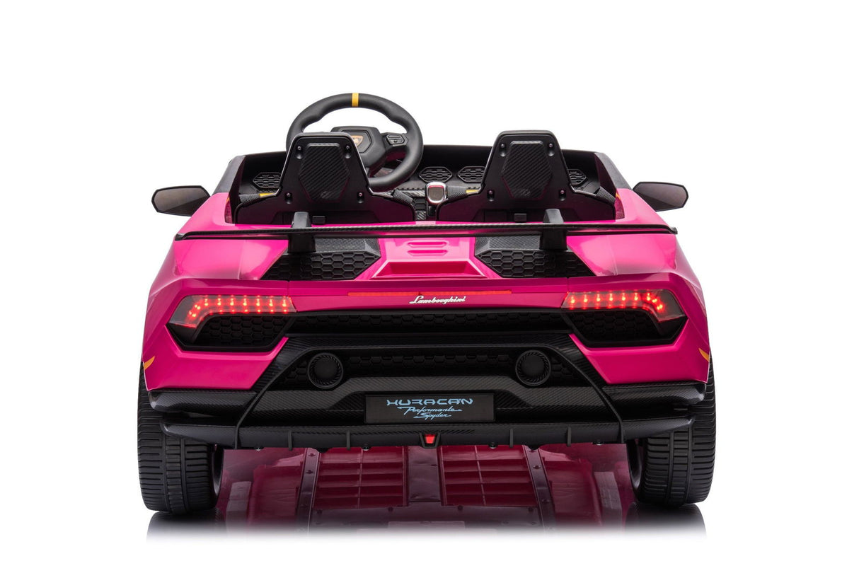 24V Lamborghini Huracan 2-Seater Electric Ride-On for Kids – Realistic Luxury Car with Remote Control | Ride On Kids