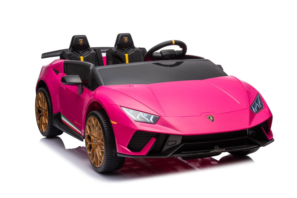 24V Lamborghini Huracan 2-Seater Electric Ride-On for Kids – Realistic Luxury Car with Remote Control | Ride On Kids