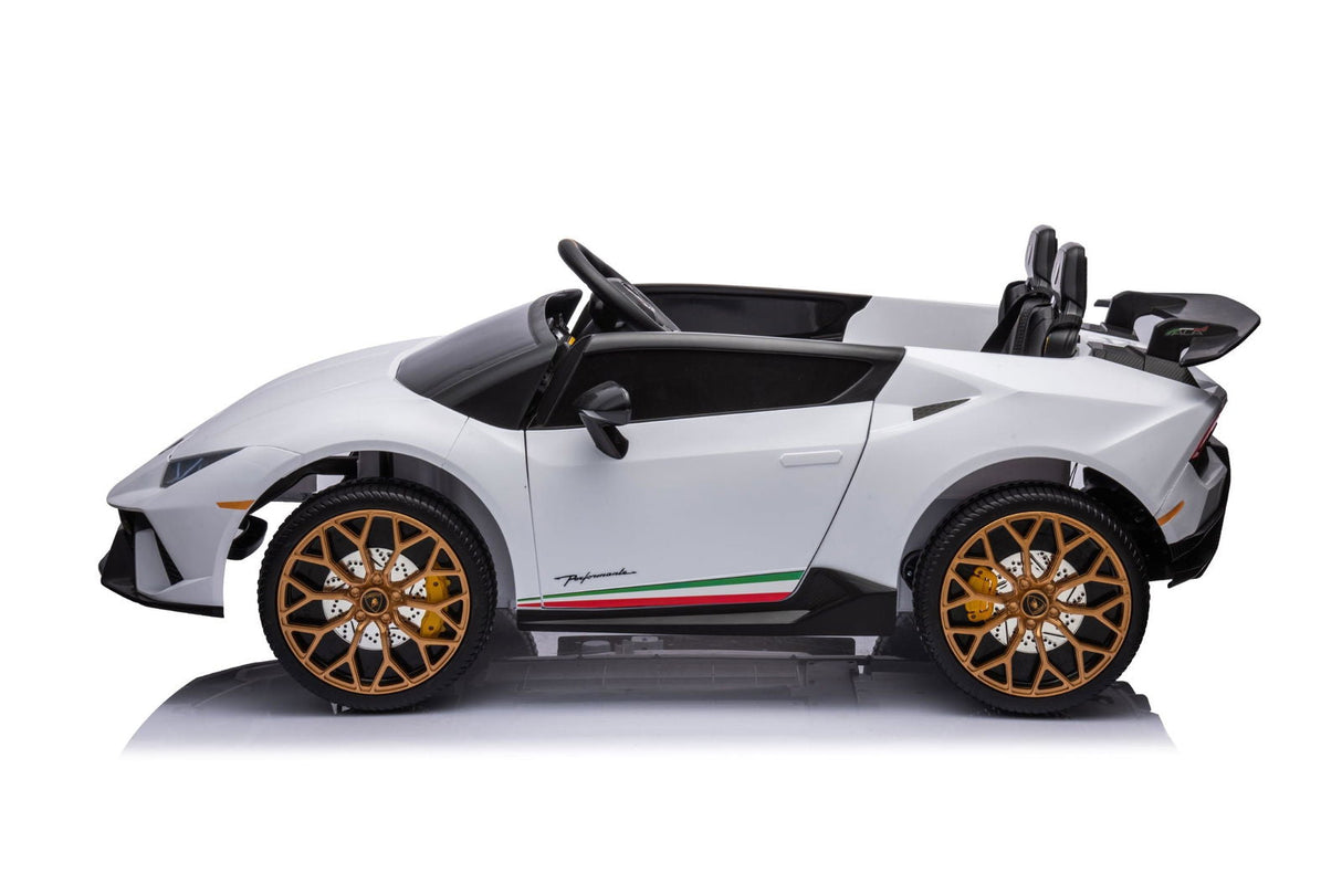 24V Lamborghini Huracan 2-Seater Electric Ride-On for Kids – Realistic Luxury Car with Remote Control | Ride On Kids