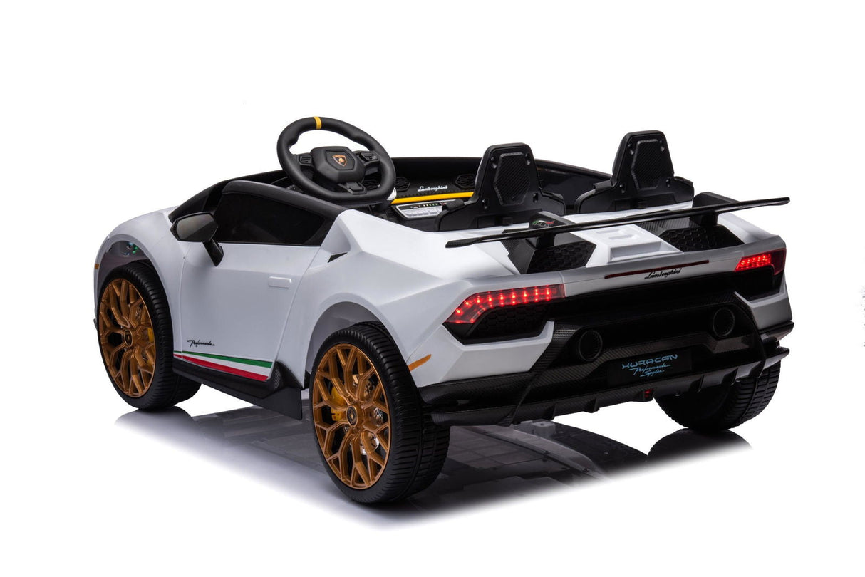24V Lamborghini Huracan 2-Seater Electric Ride-On for Kids – Realistic Luxury Car with Remote Control | Ride On Kids