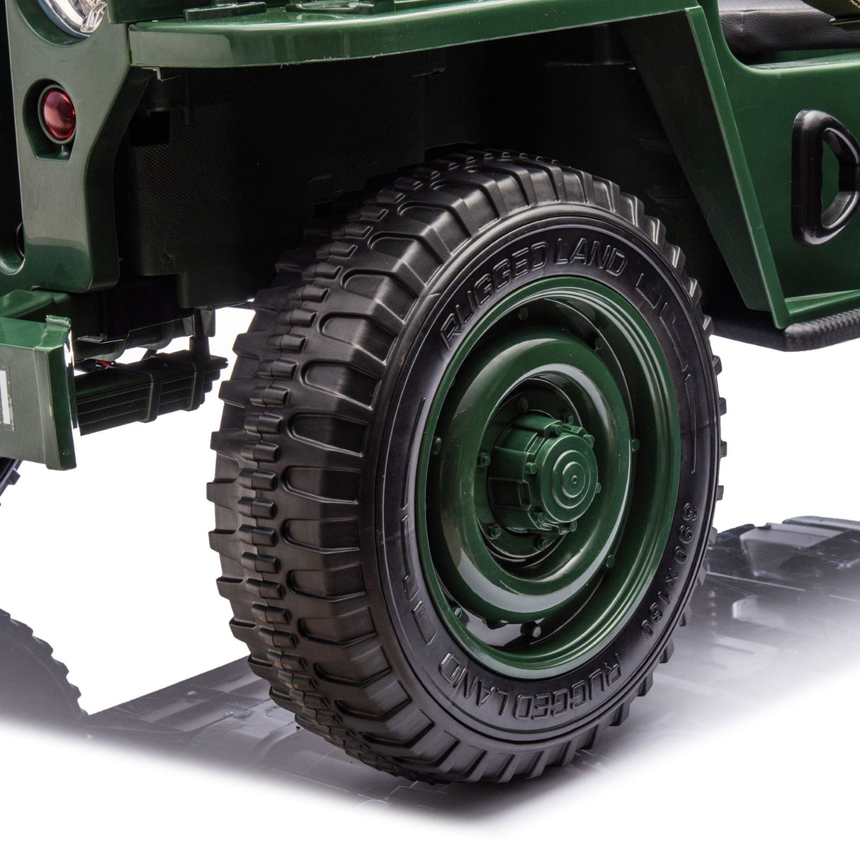 24V Military Willy Jeep 3-Seater Electric Ride-On for Kids – Rugged Adventure Vehicle with Parental Remote | Ride On Kids
