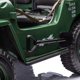 24V Military Willy Jeep 3-Seater Electric Ride-On for Kids – Rugged Adventure Vehicle with Parental Remote | Ride On Kids