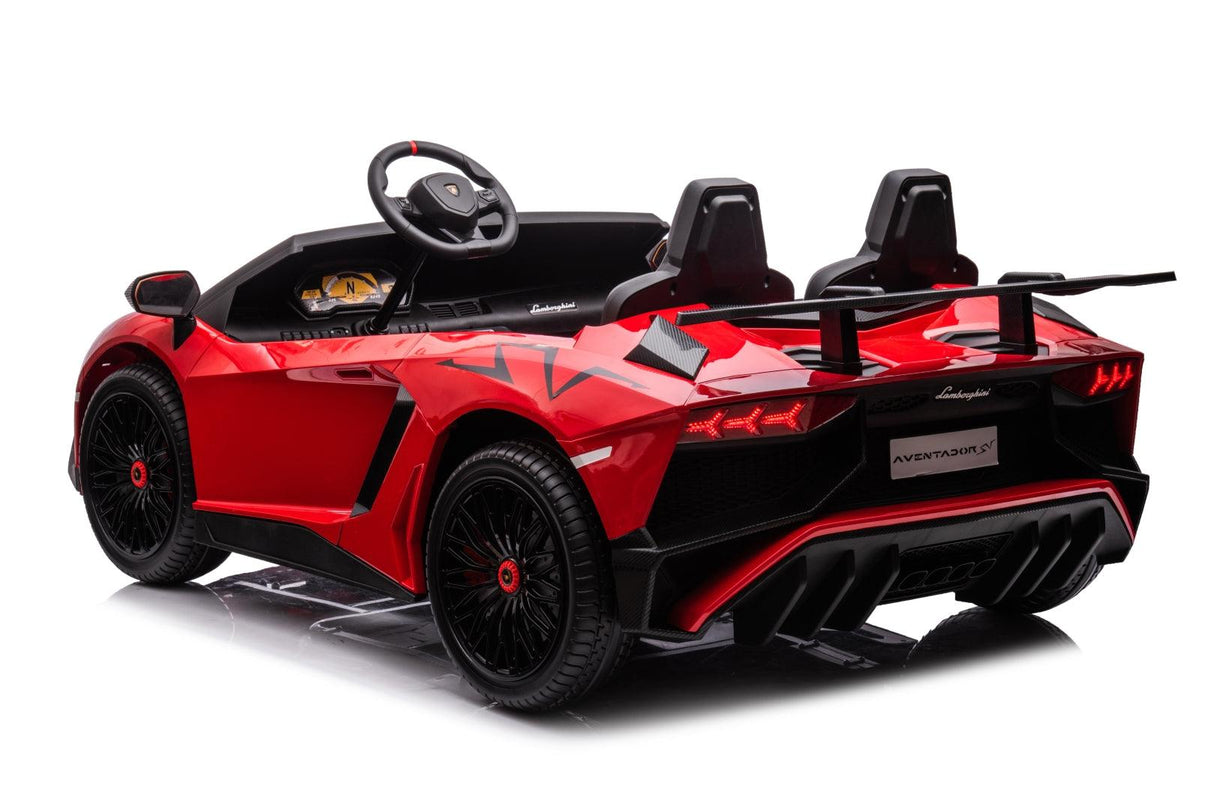 24V Lamborghini Aventador 2-Seater Ride-On Car for Kids – Advanced Brushless Motor & Differential | Ride On Kids