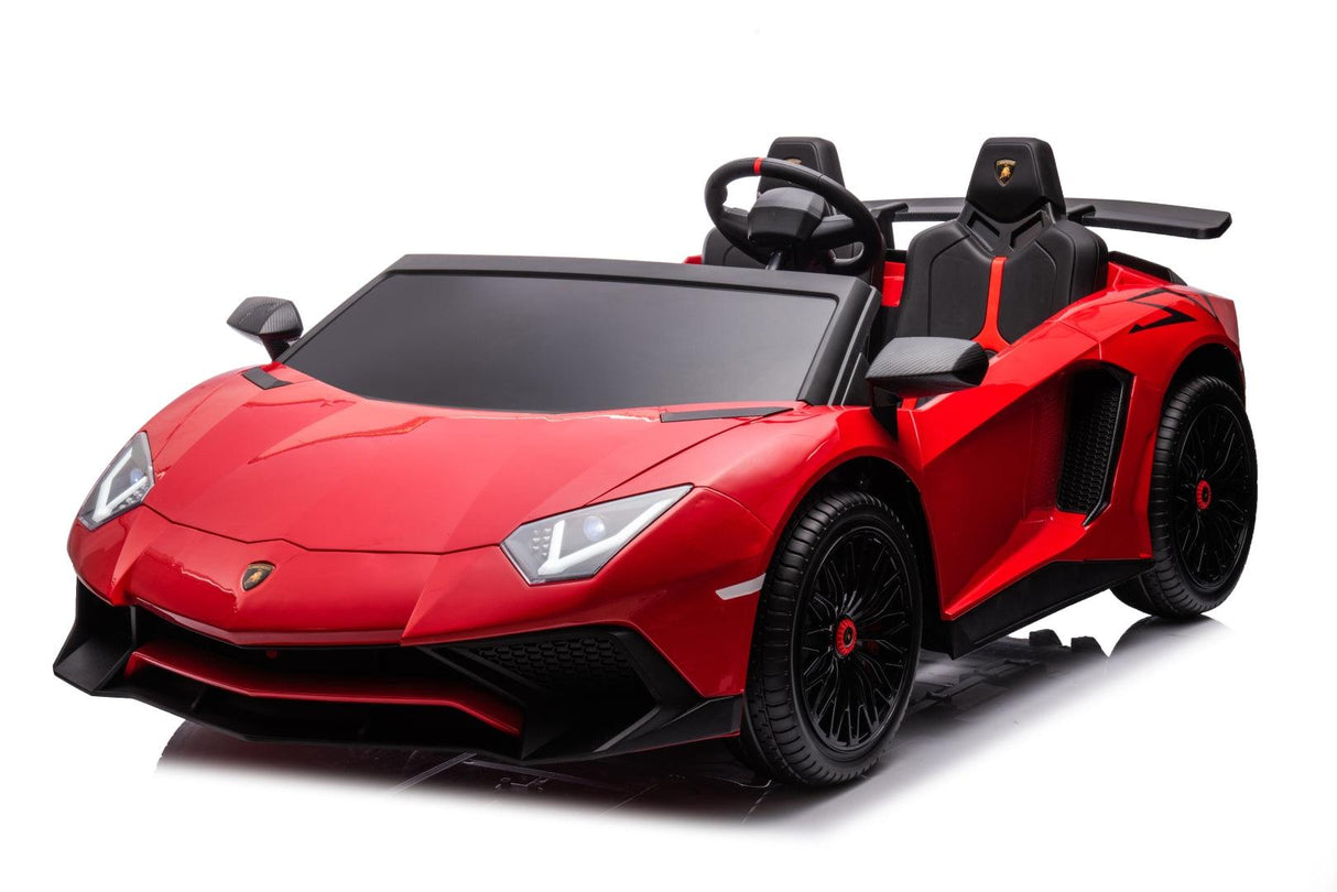 24V Lamborghini Aventador 2-Seater Ride-On Car for Kids – Advanced Brushless Motor & Differential | Ride On Kids