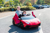 24V Lamborghini Aventador 2-Seater Ride-On Car for Kids – Advanced Brushless Motor & Differential | Ride On Kids