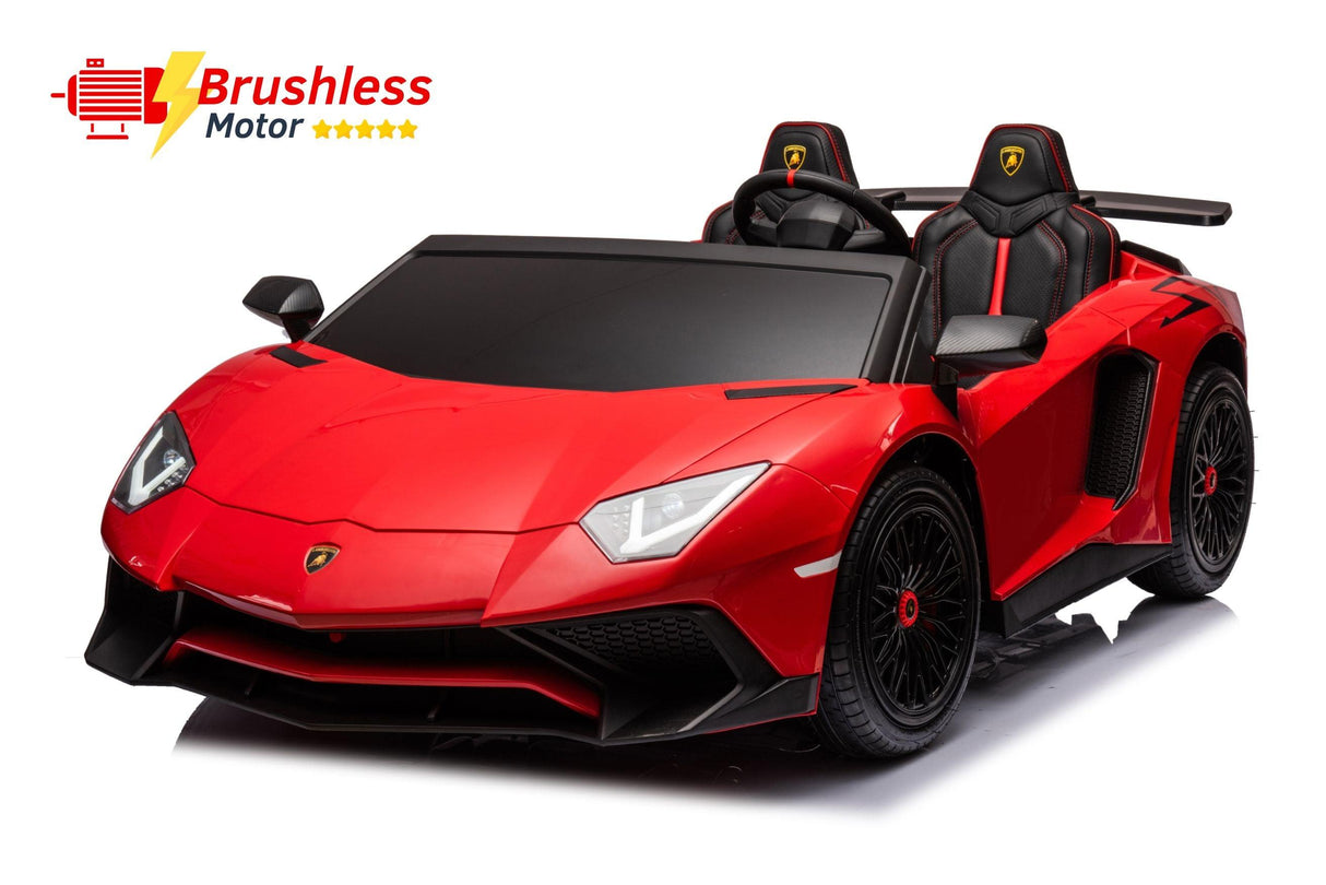 24V Lamborghini Aventador 2-Seater Ride-On Car for Kids – Advanced Brushless Motor & Differential | Ride On Kids