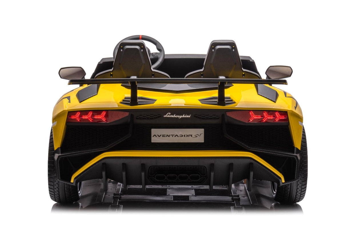 24V Lamborghini Aventador 2-Seater Ride-On Car for Kids – Advanced Brushless Motor & Differential | Ride On Kids