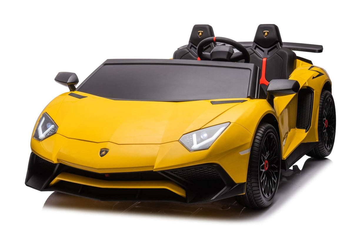 24V Lamborghini Aventador 2-Seater Ride-On Car for Kids – Advanced Brushless Motor & Differential | Ride On Kids