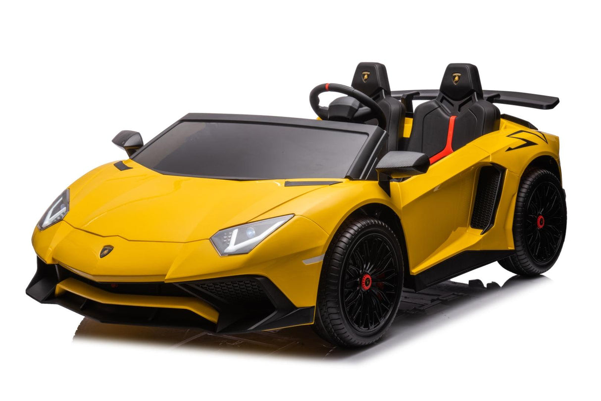 24V Lamborghini Aventador 2-Seater Ride-On Car for Kids – Advanced Brushless Motor & Differential | Ride On Kids