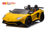 24V Lamborghini Aventador 2-Seater Ride-On Car for Kids – Advanced Brushless Motor & Differential | Ride On Kids