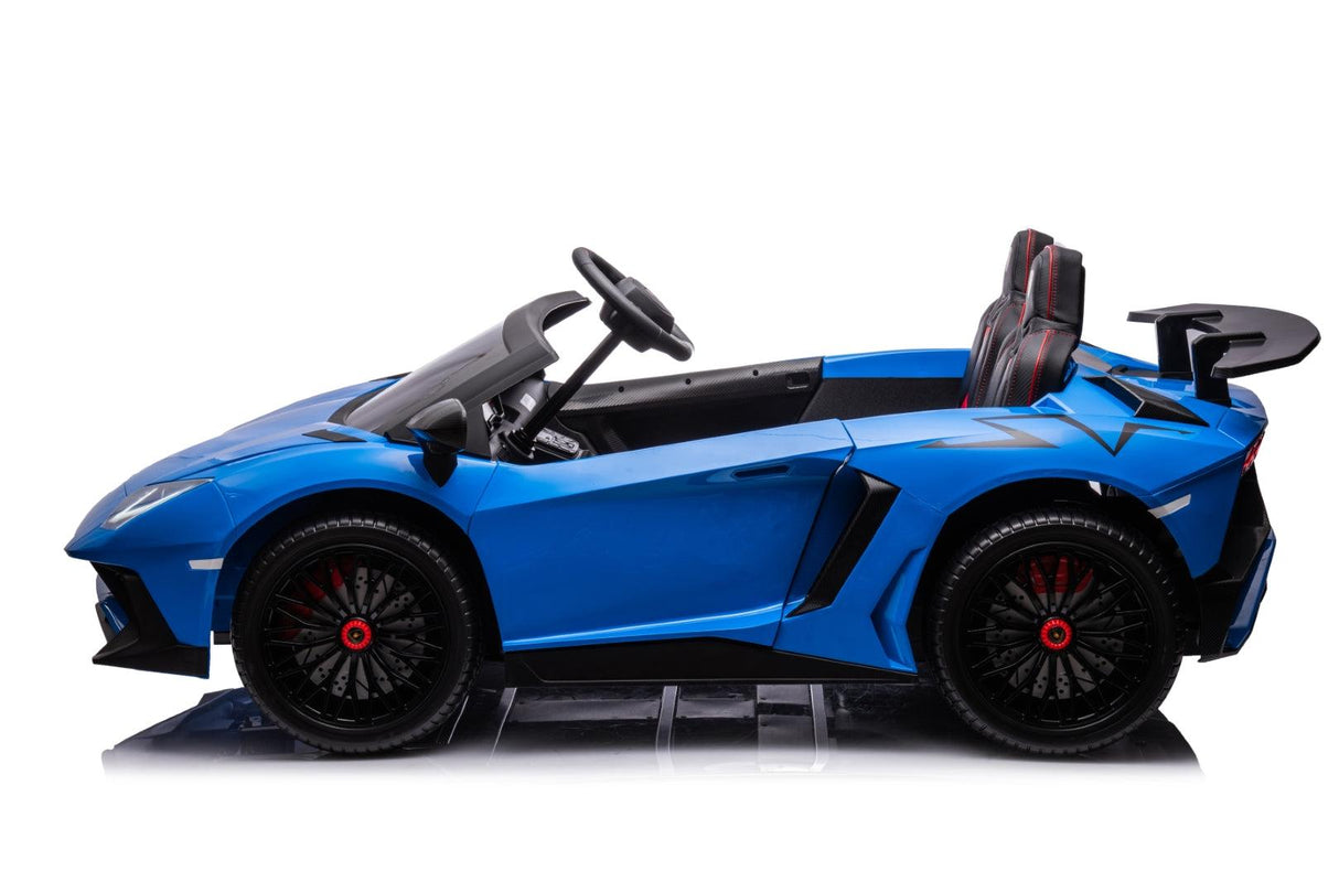 24V Lamborghini Aventador 2-Seater Ride-On Car for Kids – Advanced Brushless Motor & Differential | Ride On Kids
