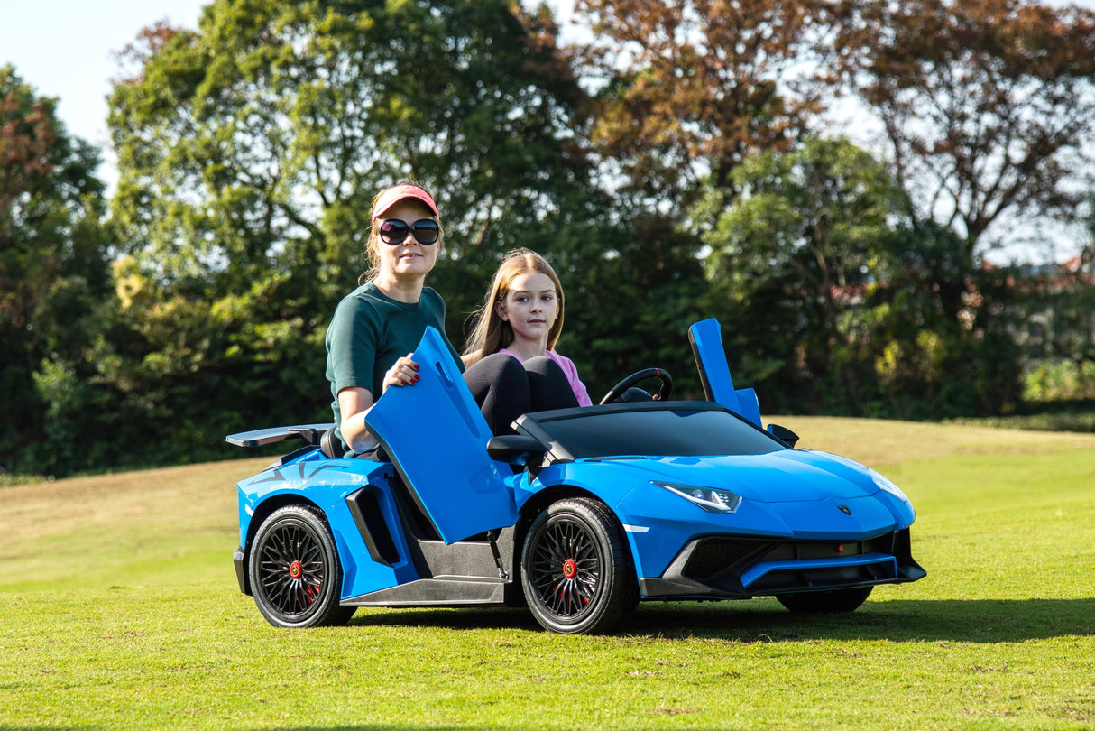 24V Lamborghini Aventador 2-Seater Ride-On Car for Kids – Advanced Brushless Motor & Differential | Ride On Kids