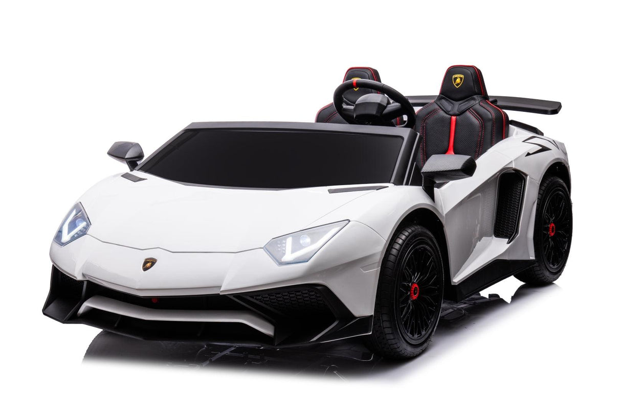 24V Lamborghini Aventador 2-Seater Ride-On Car for Kids – Advanced Brushless Motor & Differential | Ride On Kids