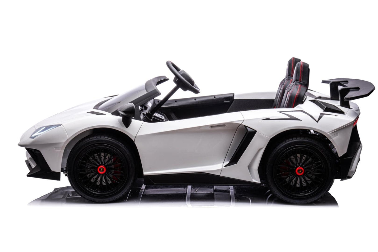 24V Lamborghini Aventador 2-Seater Ride-On Car for Kids – Advanced Brushless Motor & Differential | Ride On Kids