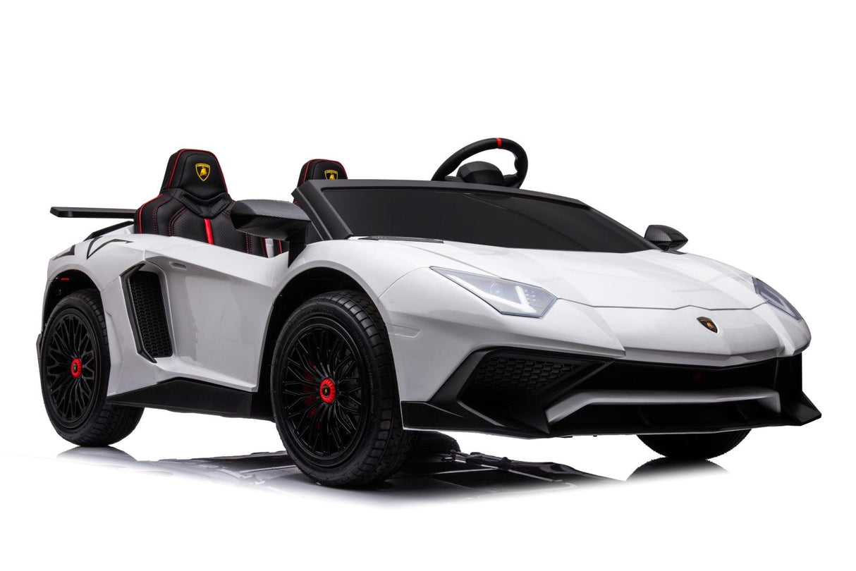 24V Lamborghini Aventador 2-Seater Ride-On Car for Kids – Advanced Brushless Motor & Differential | Ride On Kids
