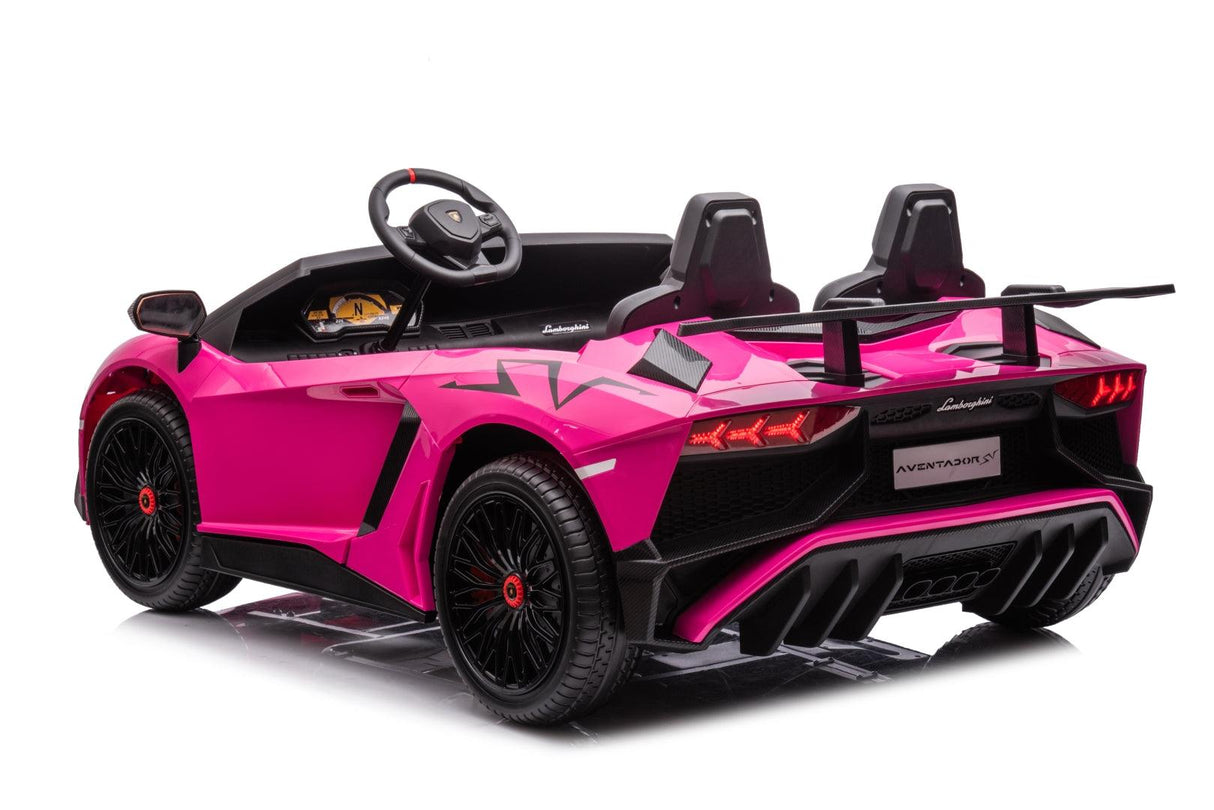 24V Lamborghini Aventador 2-Seater Ride-On Car for Kids – Advanced Brushless Motor & Differential | Ride On Kids