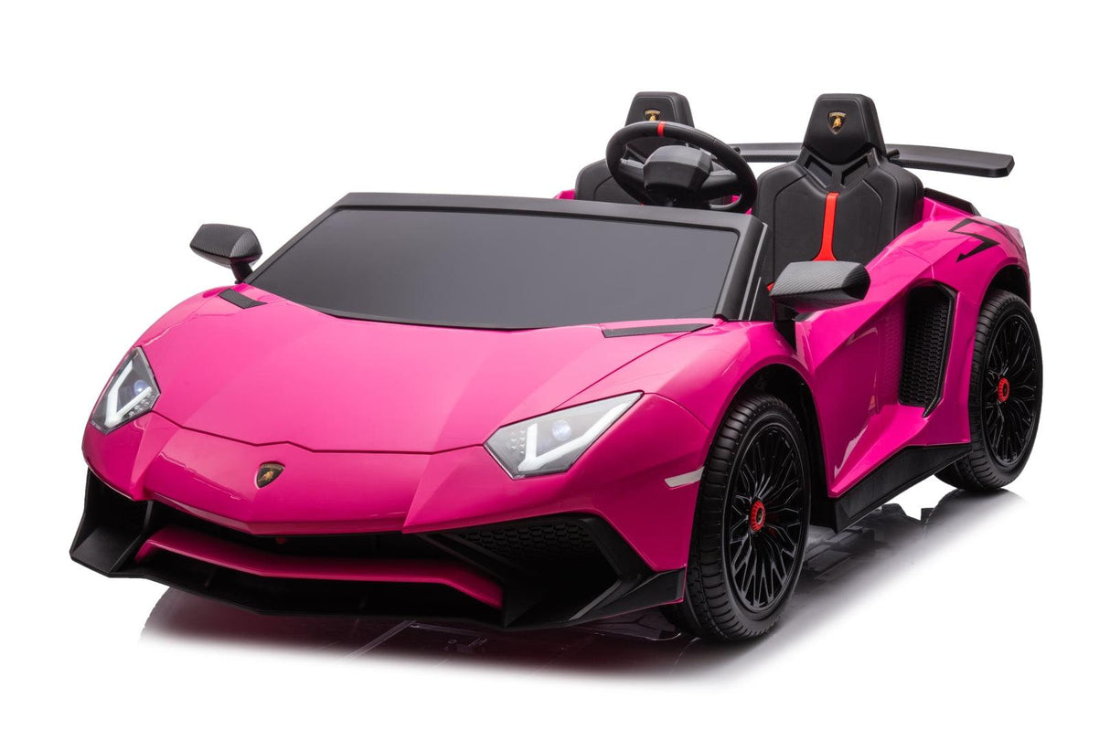 24V Lamborghini Aventador 2-Seater Ride-On Car for Kids – Advanced Brushless Motor & Differential | Ride On Kids