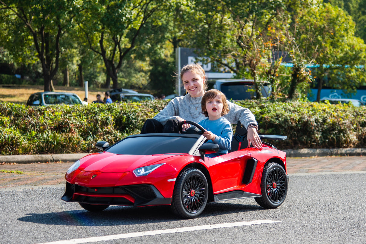 24V Lamborghini Aventador 2-Seater Ride-On Car for Kids – Advanced Brushless Motor & Differential | Ride On Kids