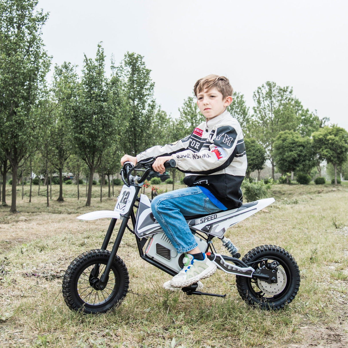 36V Ride On Kids Electric Dirt Bike for Teens – High-Performance Off-Road Adventure