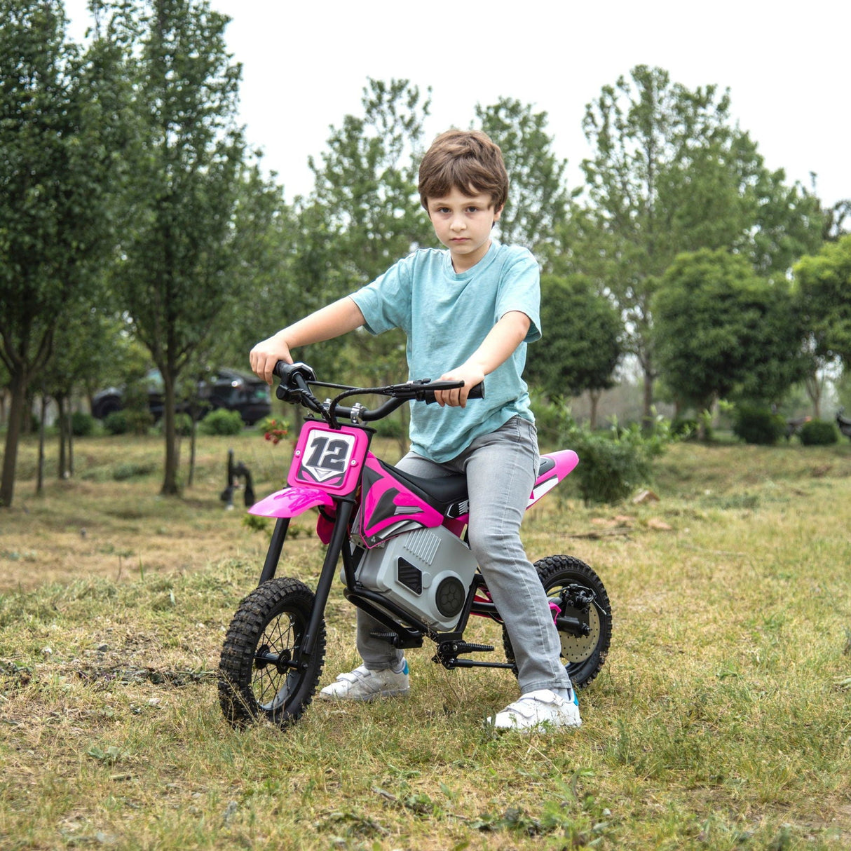 36V Ride On Kids Electric Dirt Bike for Teens – High-Performance Off-Road Adventure
