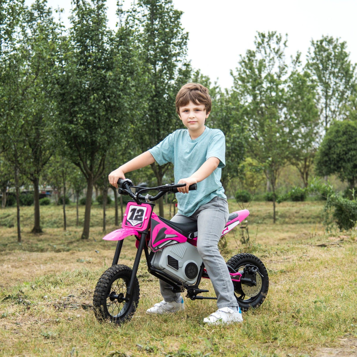 36V Ride On Kids Electric Dirt Bike for Teens – High-Performance Off-Road Adventure