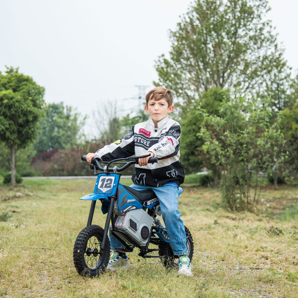 36V Ride On Kids Electric Dirt Bike for Teens – High-Performance Off-Road Adventure