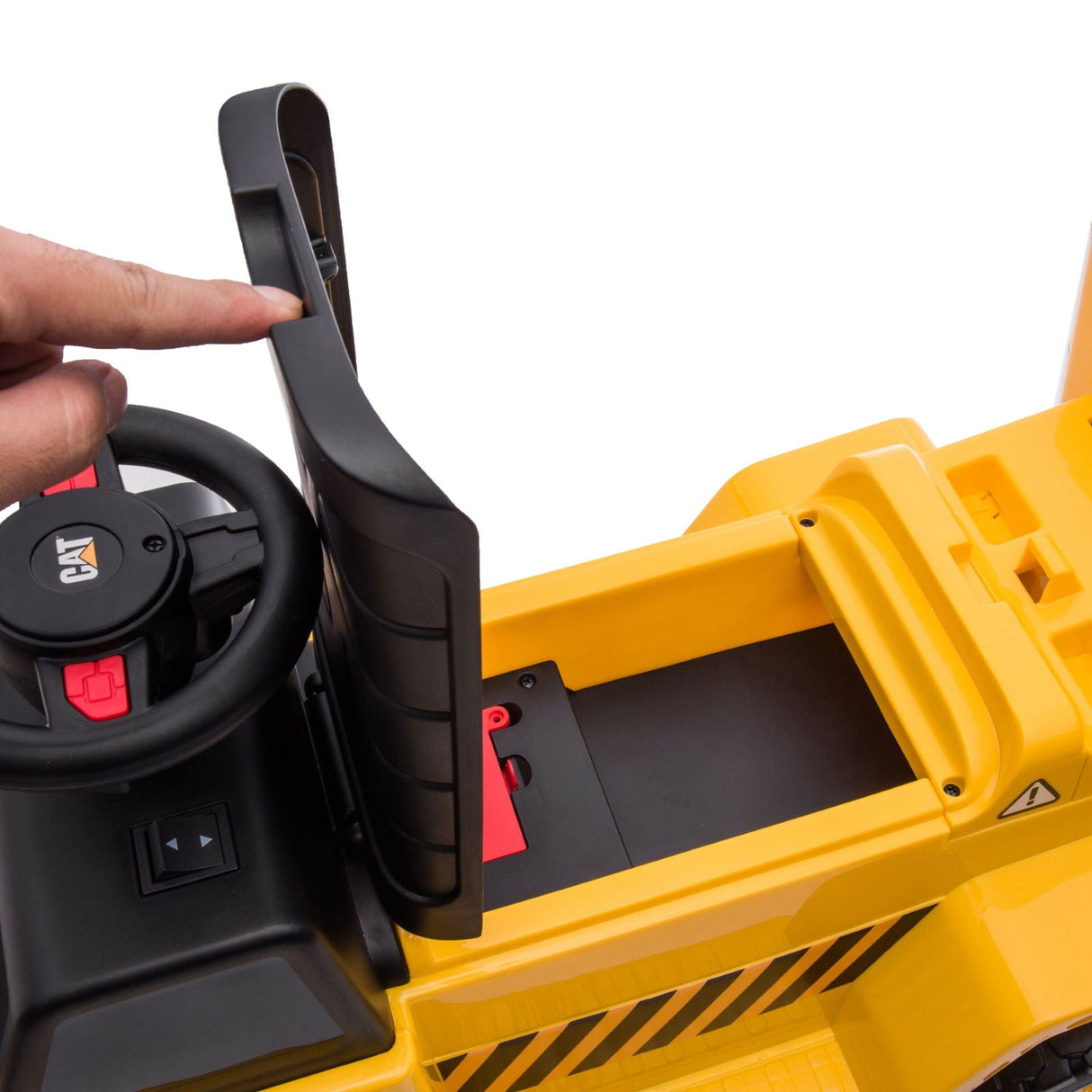 6V CAT Dump Truck Ride-On Toy for Toddlers – Realistic Construction Fun by Ride On Kids